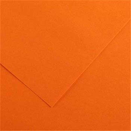 Cartolina 50x65cm Laranja 185g 1 Folha Canson