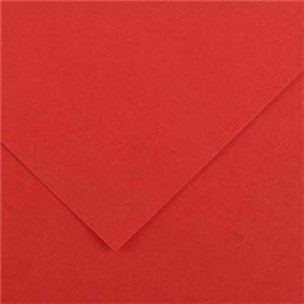 Cartolina 50x65cm Vermelho 185g 1 Folha Canson