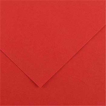 Cartolina 50x65cm Vermelho 185g 1 Folha Canson