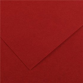 Cartolina 50x65cm Grená 185g 1 Folha Canson
