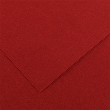 Cartolina 50x65cm Grená 185g 1 Folha Canson