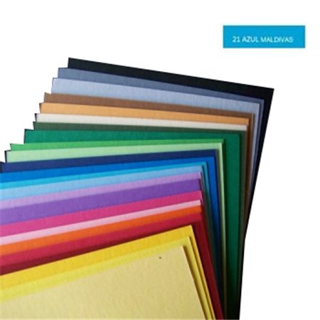 Cartolina 50x65cm Azul Maldivas 185g 1 Folha Canson