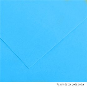 Cartolina 50x65cm Azul Turquesa 185g 1 Folha Canson