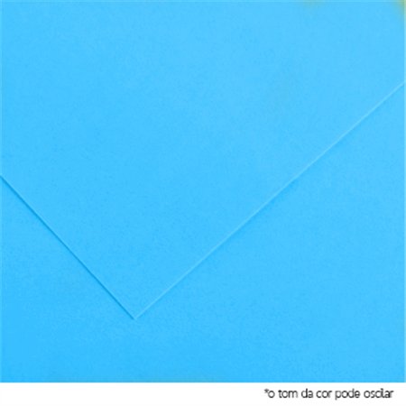 Cartolina 50x65cm Azul Turquesa 185g 1 Folha Canson
