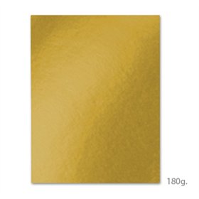 Cartolina A4 Amarelo Ouro 4E 180g 100 Folhas