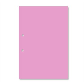 Cartolina A4 com Furos Rosa 7A 250g 1 Folha