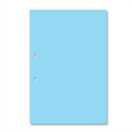 Cartolina A4 com Furos Azul 5A 250g 1 Folha