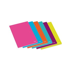 Caderno Agrafado A5 Liso Ambar School Sortido 60Fls 1un
