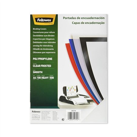 Acetato Encadernação A4 Transparente PP 500mic Cx100un