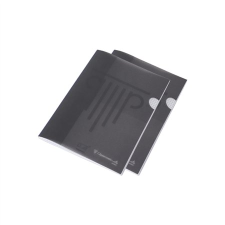 Caderno Agrafado A4 Quadriculado PP Ambar Preto 48Fls 2un