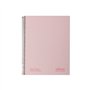 Caderno Espiral A4 Quadriculado Navigator Rosa Pastel 120Fls