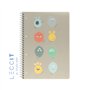 Caderno Espiral A4 Pautado PP PLAY ME Monster 80Fls 1un
