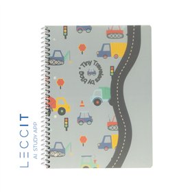 Caderno Espiral A4 Pautado PP PLAY ME Cars 80Fls 1un