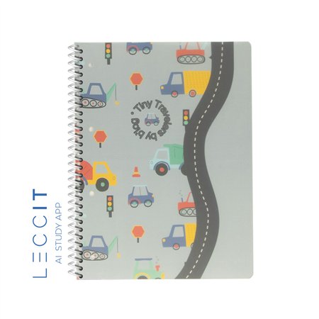 Caderno Espiral A4 Quadriculado PP PLAY ME Cars 80Fls 1un