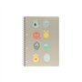 Caderno Espiral A5 Pautado PP PLAY ME Monster 80Fls 1un