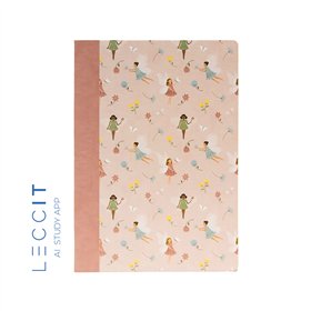 Caderno Agrafado A4 Pautado FAIRIES Tale 48Fls 1un