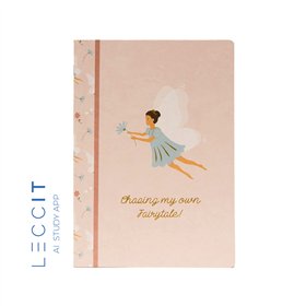 Caderno Agrafado A4 Quadriculado FAIRIES Rose 48Fls 1un