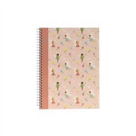 Caderno Espiral A5 Pautado FAIRIES Tale 80Fls 1un