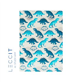 Caderno Agrafado A4 Quadriculado DINO 48Fls 1un