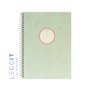 Caderno Espiral A4 Quadriculado LACES Verde 80Fls 1un