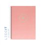 Caderno Espiral A4 Quadriculado LACES Rosa 80Fls 1un