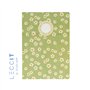 Caderno Agrafado A4 Pautado FLOWERS Verde 48Fls 1un