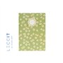 Caderno Agrafado A5 Quadriculado FLOWERS Verde 48Fls 1un