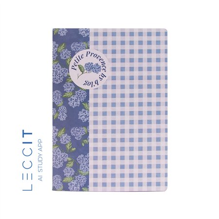 Caderno Agrafado A4 Quadriculado PROVENCE Flower 48Fls 1un