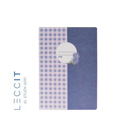 Caderno Agrafado A5 Pautado PROVENCE Vichy 48Fls 1un