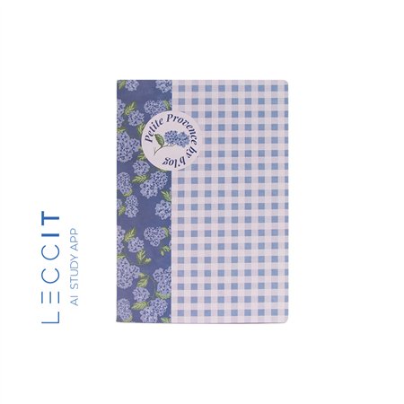 Caderno Agrafado A5 Pautado PROVENCE Flower 48Fls 1un