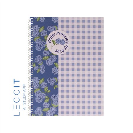 Caderno Espiral A4 Quadriculado PROVENCE Flower 80Fls 1un