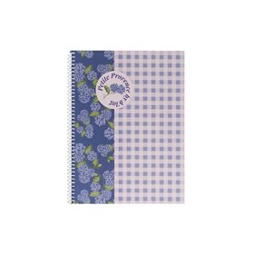 Caderno Espiral A5 Quadriculado PROVENCE Flower 80Fls 1un