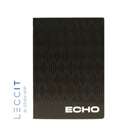Caderno Agrafado A4 Quadriculado ECHO Preto 48Fls 1un