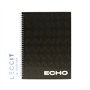 Caderno Espiral A4 Pautado ECHO Preto 80Fls 1un