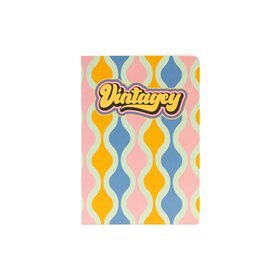 Caderno Agrafado A5 Pautado VINTAGEY Waves 48Fls 1un