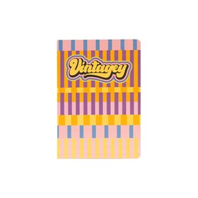 Caderno Agrafado A5 Quadriculado VINTAGEY Stripes 48Fls 1un