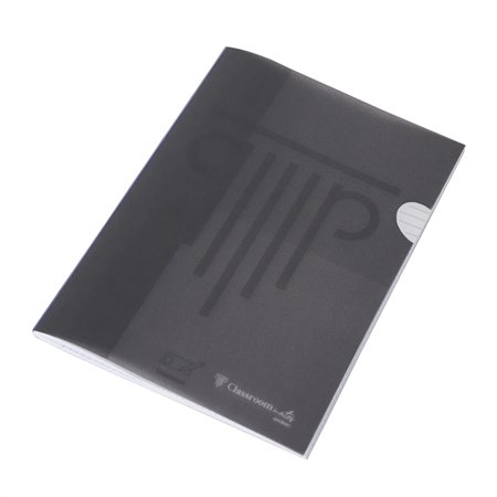 Caderno Agrafado A4 Pautado PP Ambar Preto 48Fls 1un