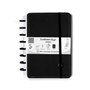 Caderno EcoSmart A5 PU Ambar Preto 100g 100Fls
