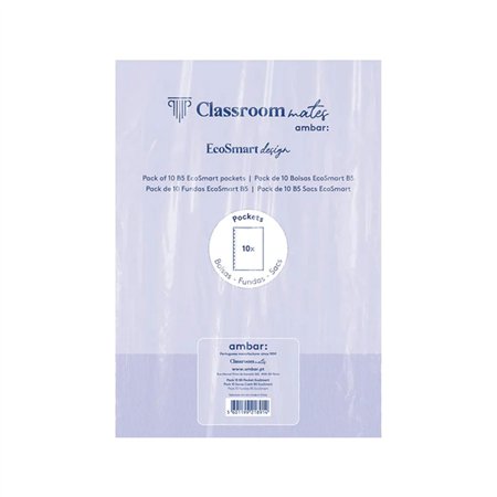 Bolsa (Micas) para Caderno EcoSmart Ambar B5 10un