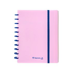 Caderno EcoSmart Classroom A4 PP Ambar Rosa 100g 100Fls