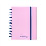 Caderno EcoSmart Classroom A4 PP Ambar Rosa 100g 100Fls