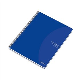 Caderno Espiral A5 Liso 70g Ambar Azul 80Fls