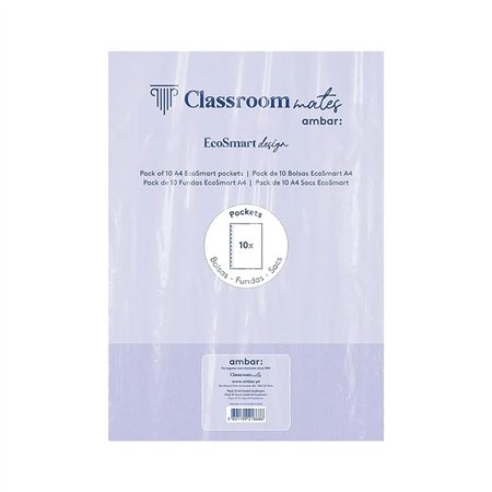 Bolsa (Micas) para Caderno EcoSmart A4 Ambar 10un