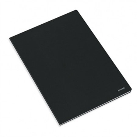 Caderno Agrafado A5 Quadriculado Ambar Preto 80Fls 1un