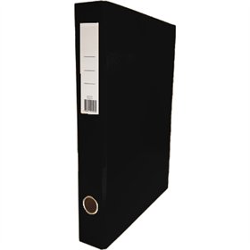 Pasta Arquivo L/E 2 Argolas 320x290x40mm Preto