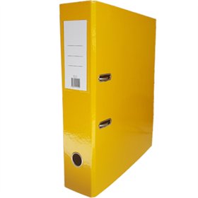 Pasta Arquivo L/L c/Rado 320x290x80mm Amarelo