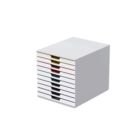 Móvel Secretária 10 Gavetas Durable Multicolor