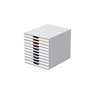 Móvel Secretária 10 Gavetas Durable Multicolor