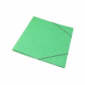 Pasta Cartão Hidraulico A4 Abas/Elásticos Roma19 Verde