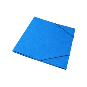 Pasta Cartão Hidraulico A4 Abas/Elásticos Roma19 Azul